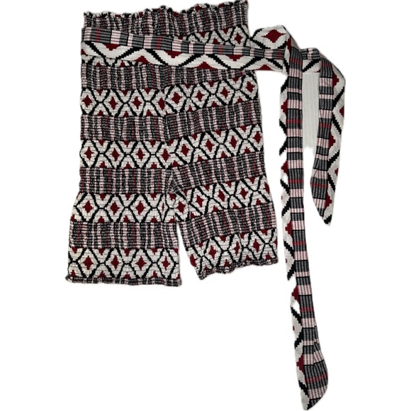 African smocked 2pc co-ord short set - Picture 4 of 6